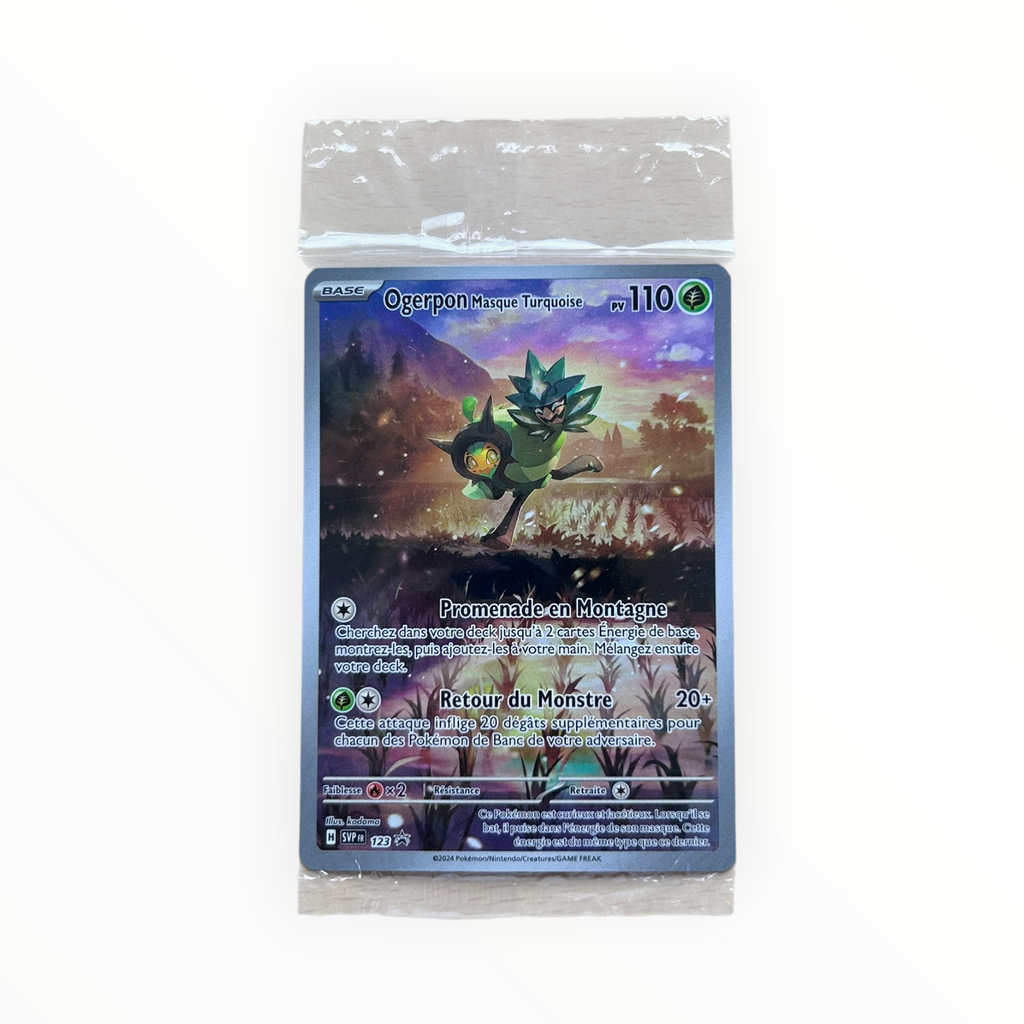 Ogerpon Masque Turquoise promo SVP 123 Scellé