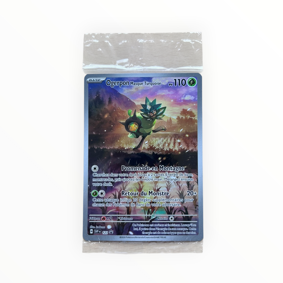 Ogerpon Masque Turquoise promo SVP 123 Scellé