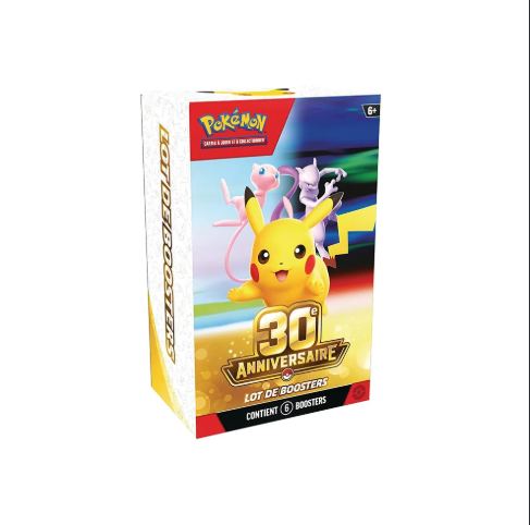 Pokémon - Bundle 6 boosters 30e Anniversaire FR - Neuf scellé