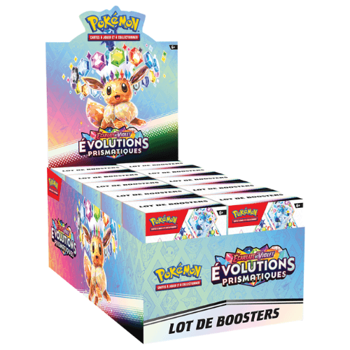 Display scellé de 10 Bundle de 6 Boosters EV08.5 Evolutions Prismatiques VF
